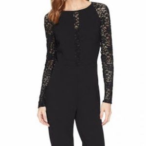 Ralph Lauren Black Lace Priscillia Jumpsuit